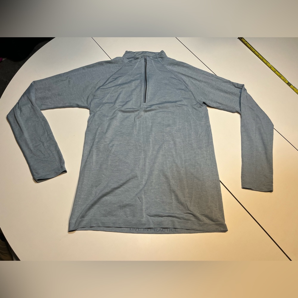 Lululemon men’s small? Long sleeve quarter zip long sleeve shirt dusty blue